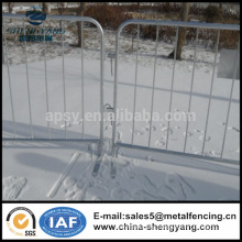 Galvanized tempirary iron fence panels Crowd Control Barricades made in China